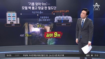 모텔 통째로 빌려 6m 땅굴 판 이유