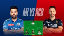 Mumbai Indians vs Royal Challengers Bangalore, Dream 11 Team