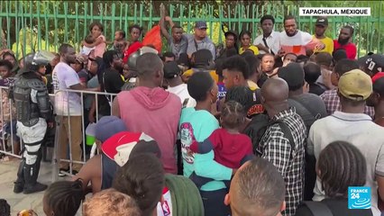 A la frontière américaine, un prochain changement de règle pousse des migrants à la traversée