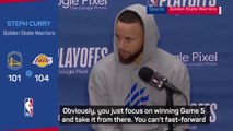 Upbeat Curry believes Warriors can still win series against the Lakers