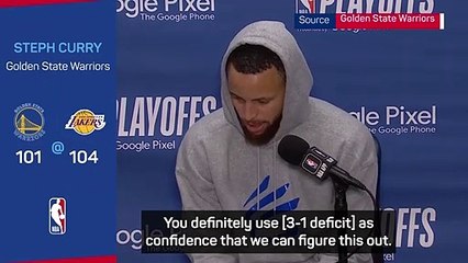 Upbeat Curry believes Warriors can still win series against the Lakers
