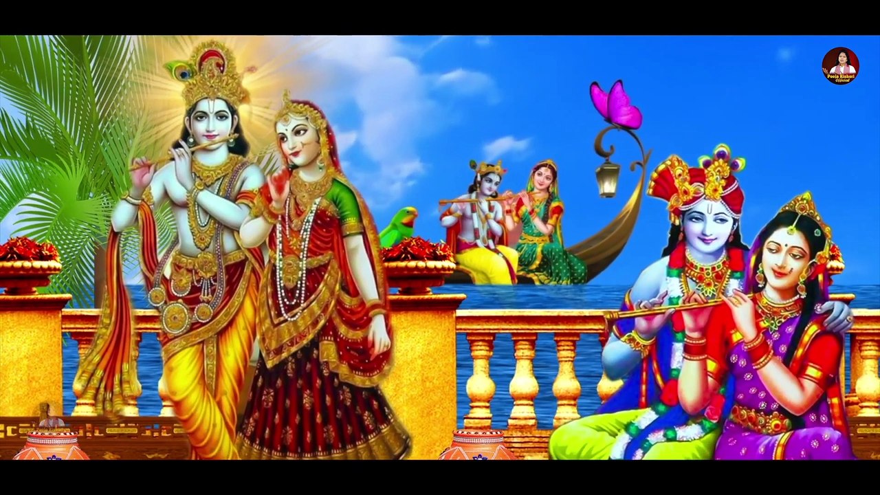 राधा कृष्णा का मनमोहक भजन \ बंसी बज रही सखी मेरे कान्हा की | Radha krishna Bhajan | Pooja Kishori