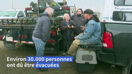Feux dans l'Ouest canadien: des habitants évacués témoignent