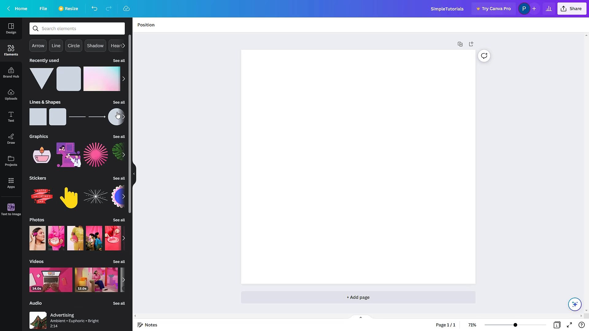 ⁣Canva Course Section 60 Enable Quick Flow