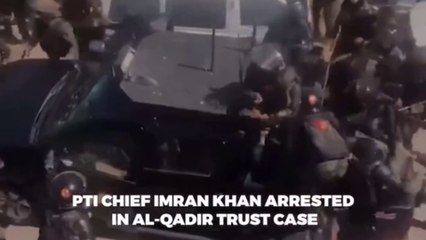 Pakistan ex prime minister imran khan arrested by Pakistan rangers