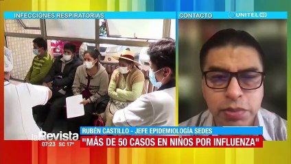 Cochabamba suma 163 casos de influenza, 50 son los niños afectados