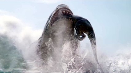 Völlig irre: Im neuen Trailer zu Meg 2 frisst der gigantische Killer-Hai sogar einen T-Rex