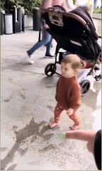 FUNNY KIDS ||A little girl wanted to kiss a child, but a disaster occurred