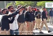 Karachi situation after Imran Khan Arrest VIDEO LATEST -  Arrested- by NAB and Rangers