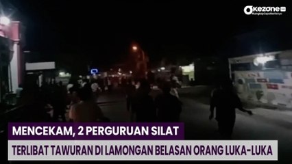 Mencekam, 2 Perguruan Silat Terlibat Tawuran di Lamongan Belasan Orang Luka-Luka