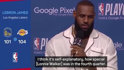 Lakers wouldn't win without Walker - LeBron