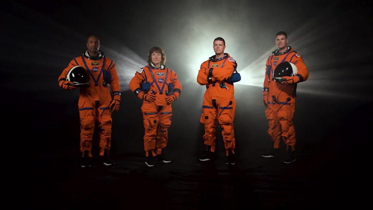 Artemis 2 Moon Mission Crew - Wiseman, Koch, Glover and Hansen