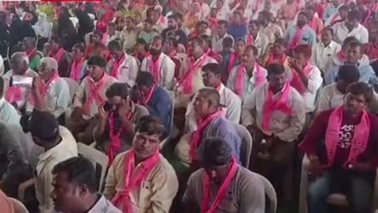 సంగారెడ్డి: మొత్తం గులాబీ మయం.. భారీగా హాజరైన శ్రేణులు