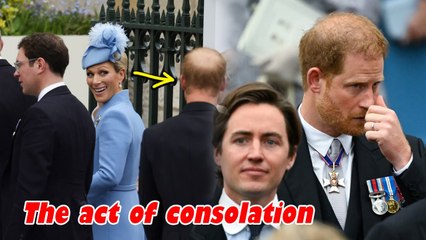 Zara Tindall's peacemaker gesture to 'isolated' Prince Harry as he walked alone
