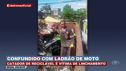 Datena comenta linchamento de catador de recicláveis 09/05/2023 10:18:01