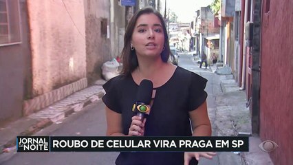 Roubo de celular vira praga em São Paulo 09/05/2023 10:25:35