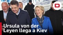 Ursula von der Leyen llega a Kiev para celebrar el 'Día de Europa'