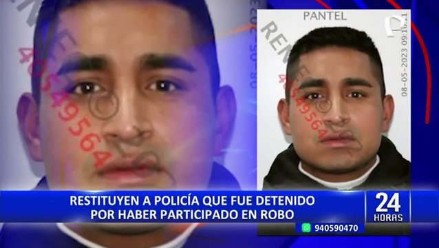 Comas: restituyen a policía que fue detenido por presunto robo a mujer