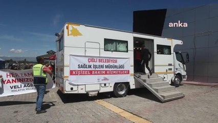 Çiğli Belediyesi Malatya'da kişisel bakım hizmeti veriyor