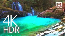 4K HDR Dolby Vision Nature - Blue Lagoon Waterfall - Daily Inspiration