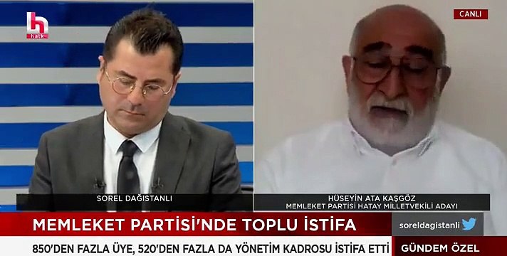 Memleket Partisi kurucularından Hüseyin Ata Kaşgöz istifa etti