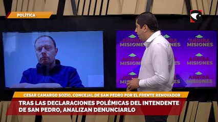 Tras las declaraciones polémicas del intendente de San Pedro, analizan denunciarlo
