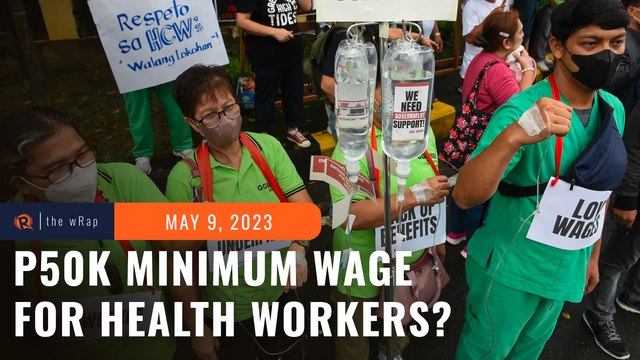 P50,000 minimum wage? Lawmakers contemplate how to stop health workers’ exodus