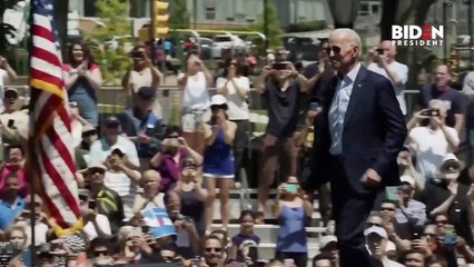 Joe Biden anunció sus aspiraciones de buscar la reelección