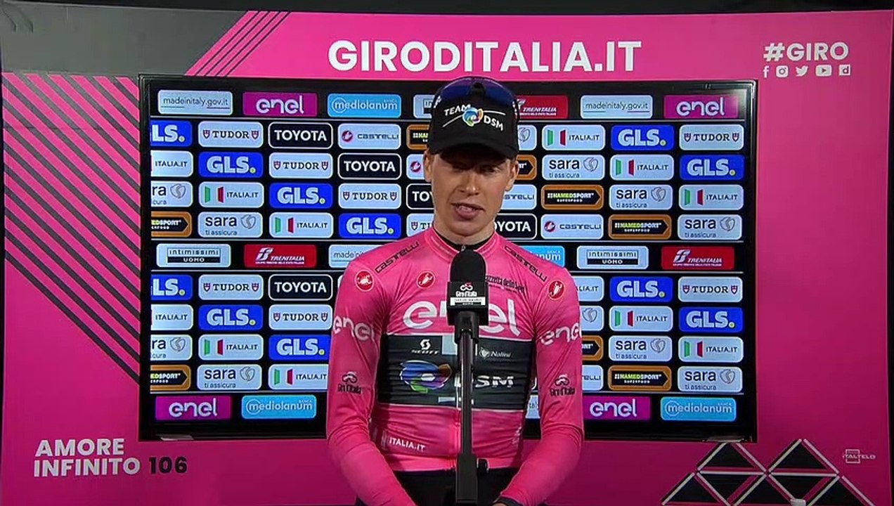 Tour d'Italie 2023 - Andreas Leknessund : "It's super special to take the Maglia Rosa. Only Knut Knudsen from Norway had it before me but looking at who had the Maglia Rosa in the past few days and the impact of this jersey it's a great day in my career"