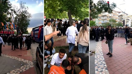 Gaziantep'te CHP'liler ile AKP'liler arasında; silah sesleri duyuldu