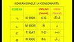 Korean language class-1 | How to write Korean Alphabet | 14 consonants | Korean 14 single consonant