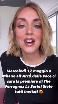 Chiara Ferragni invita i fan alla premier di the Ferragnez