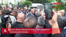 Bakan Soylu, Sancaktepe'de vatandaşlarla buluştu