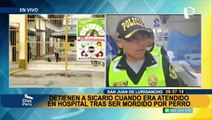 Detienen a sicario que fue mordido por un perro