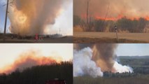 Feux de forêt au Canada : 400 000 hectares partis en fumée, les évacués témoignent