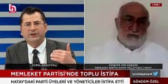 Memleket Partisi'nden milletvekili adayı canlı yayında istifa etti