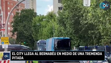 El City llega al Bernabéu en medio de una tremenda pitada