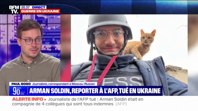 Journaliste tué en Ukraine: Quand on est dans ces zones-là, ça peut vous tomber dessus à tout moment explique Paul Gogo, journaliste correspondant à Moscou