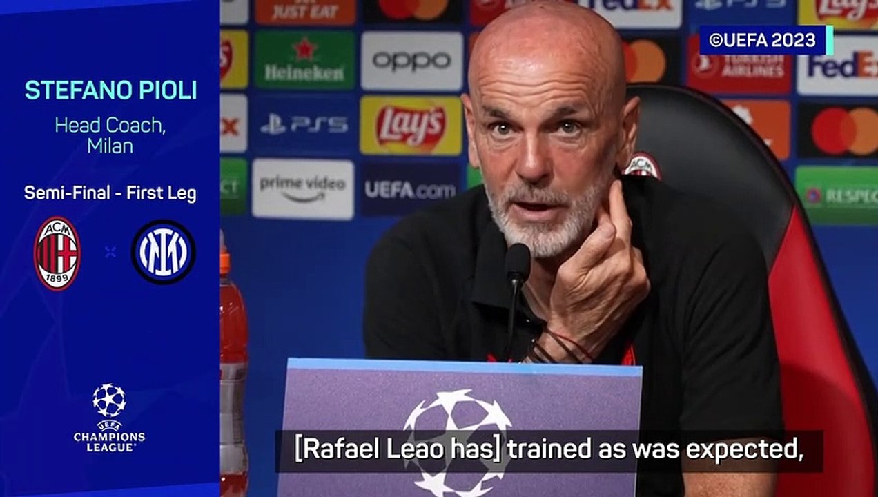 Pioli gives injury update on Leao ahead of UCL semi-final