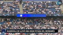 Guardiola se llevó una gran pitada del Bernabéu