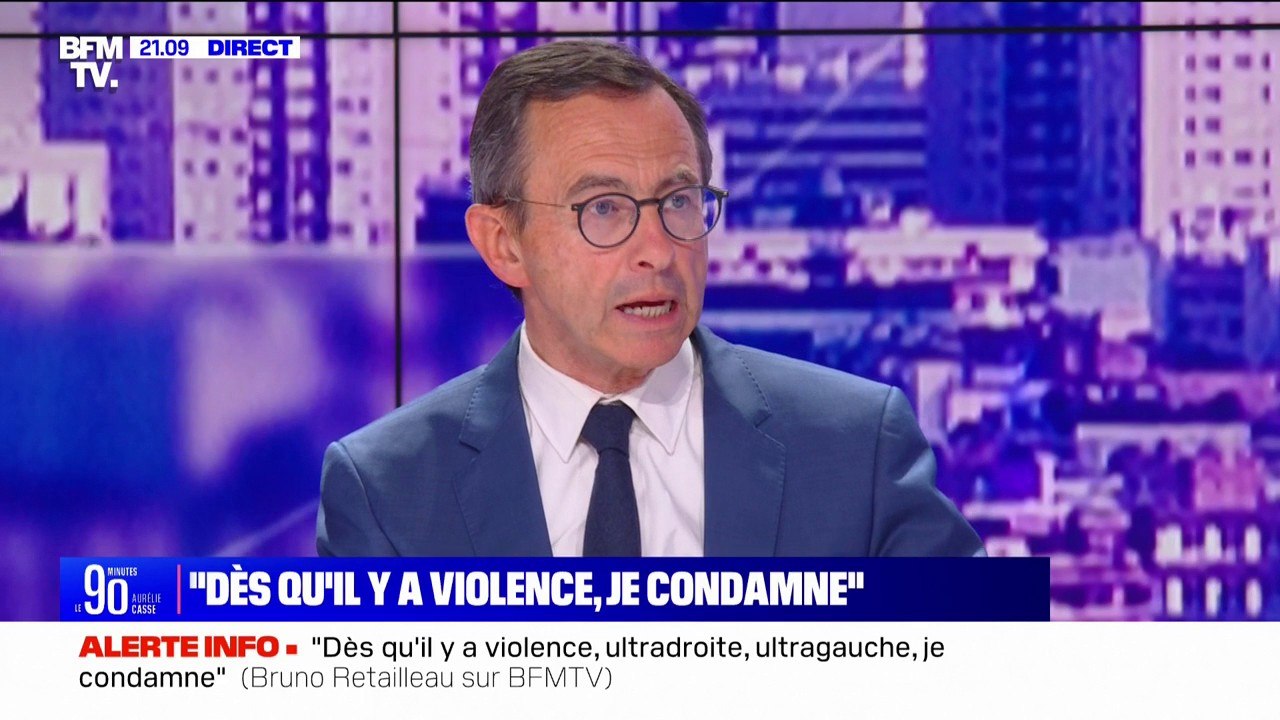 Ultradroite: "Je ne nourris strictement aucune sympathie vis-à-vis de ces groupuscules" affirme Bruno Retailleau (LR)