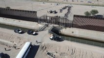 Migrantes en la frontera de Juárez y El Paso