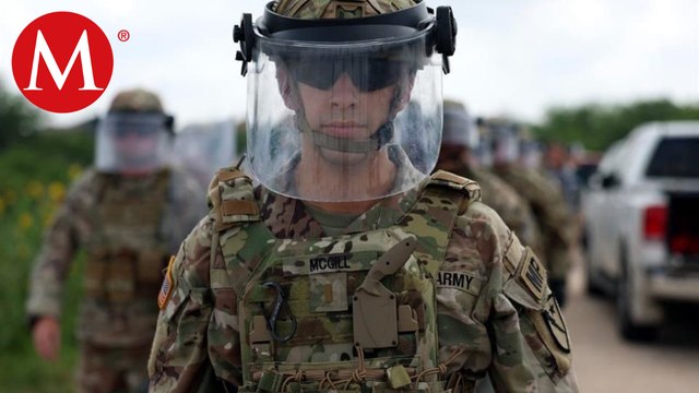 Gobierno de Estados Unidos desplegó a 24 mil elementos del orden, incluidos militares en la frontera