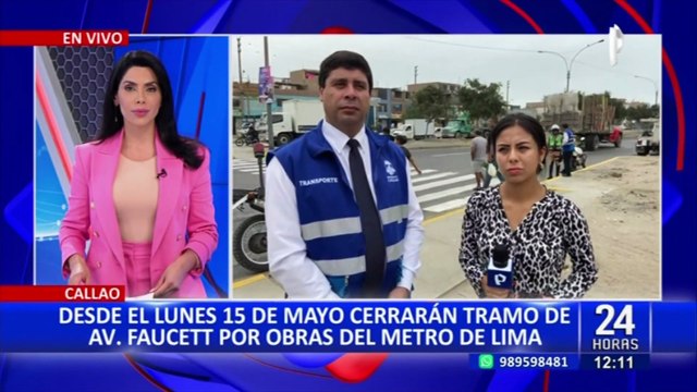 Metro de Lima: desde el lunes 15 cerrarán un tramo de la avenida Faucett en el Callao