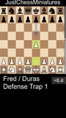 Fred / Duras Defense. Trap 1