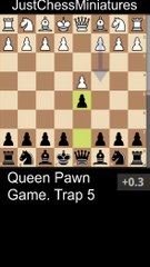 Queen Pawn Game. Trap 5