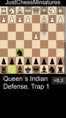 Queens Indian Defense. Trap 1. Queen Amidala