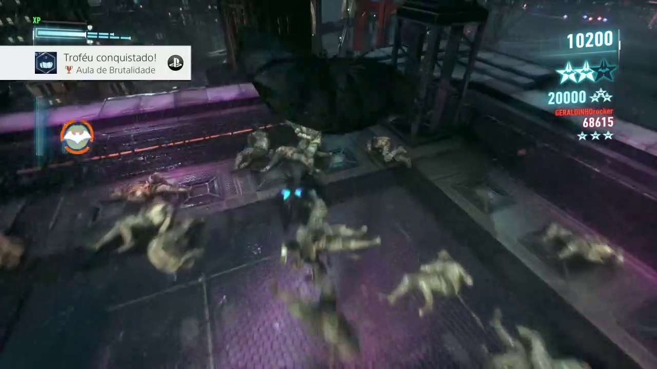 Trophy log: Brutality 101 (Batman: Arkham Knight)