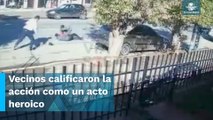 A la Bruce Lee, joven lanza patada voladora a ladrón que asaltó a abuelito