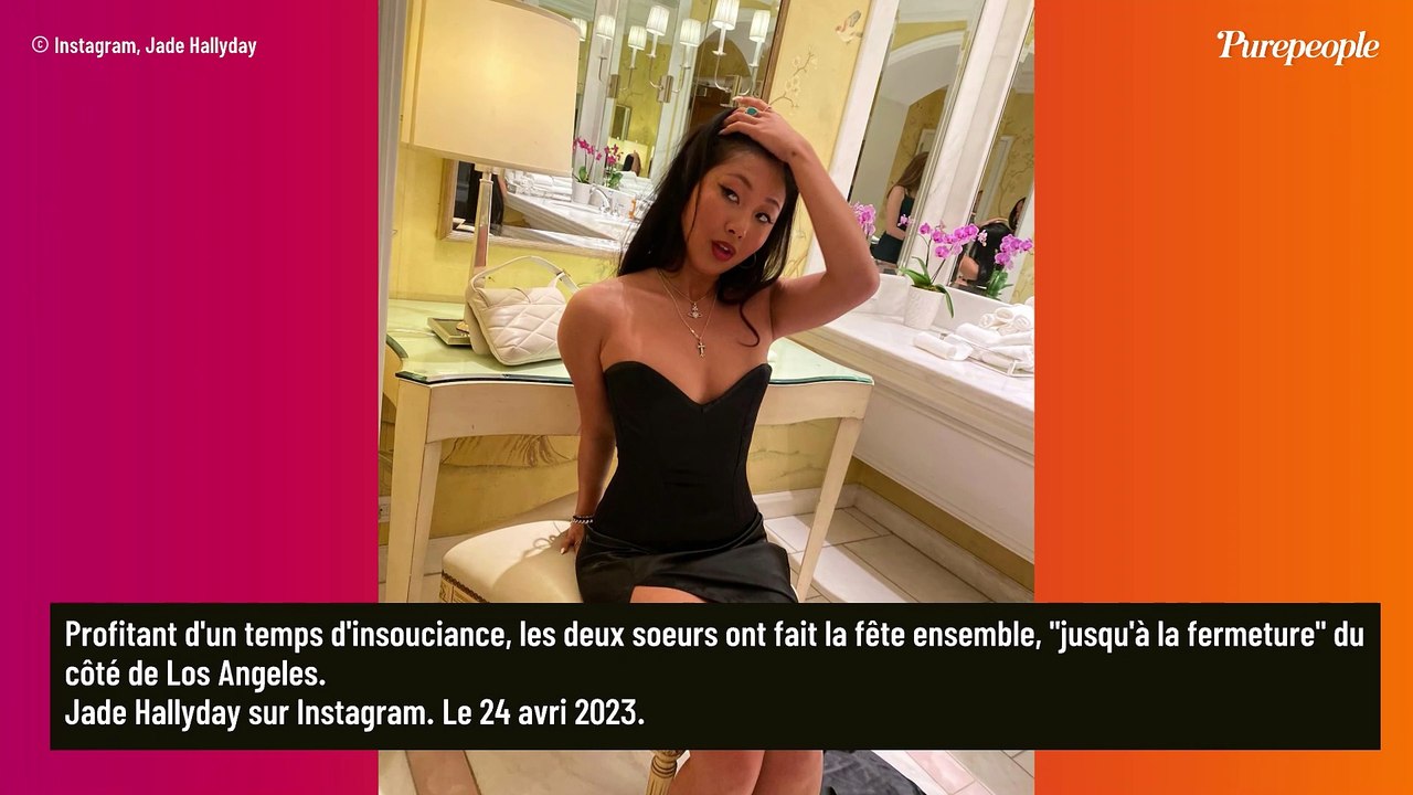 Jade et Joy Hallyday font la fête : tenues extravagantes et cheveux très longs, les soeurs s'amusent comme des folles !